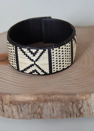 bracelet jonc ethnique en fibres végétales tressées, condition: New without tags, €8.00, €9.10 includes Buyer Protection