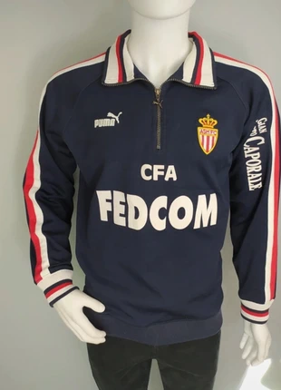 Pull zip AS Monaco ASM vintage - 2001/2002 - taille M - Tres bon état, marque: Puma, état: Très bon état, taille: M, 42,00 €, 44,80 € Protection acheteurs (Pro) incluse