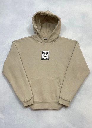 Pull Obey Crème Broderie Homme coupe Large Hoodie Oversize Sweatshirt - Taille S /1872R, marque: Obey, état: Très bon état, taille: S, 46,90 €, 49,95 € Protection acheteurs (Pro) incluse