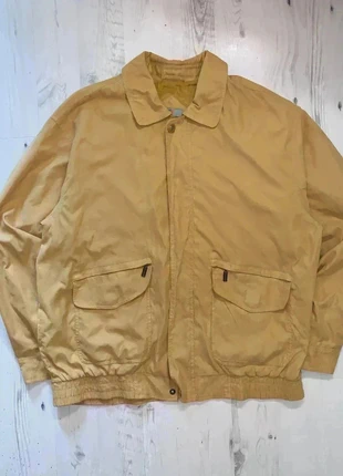 Veste coupe vent aviateur vintage coupe boxy couleur moutarde, brand: Vintage Dressing, condizioni: Ottime, taglia: L, €14.00, €15.40 include la Protezione acquisti
