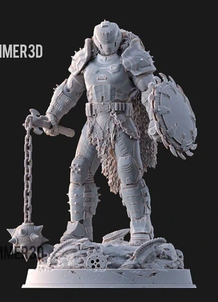 Doom the dark ages Doom slayer, marke: Bethesda, zustand: Sehr gut, größe: Einheitsgröße, 80,00 €, 84,70 € inklusive Vinted-Käuferschutz