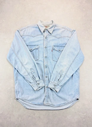 Chemise à Manche Courtes Jean, Levis Bleu Clair - Taille L, marca: Levi's, estado: Muy bueno, tamaño: L, 19,90 €, 21,60 € Protección al comprador Pro incluida