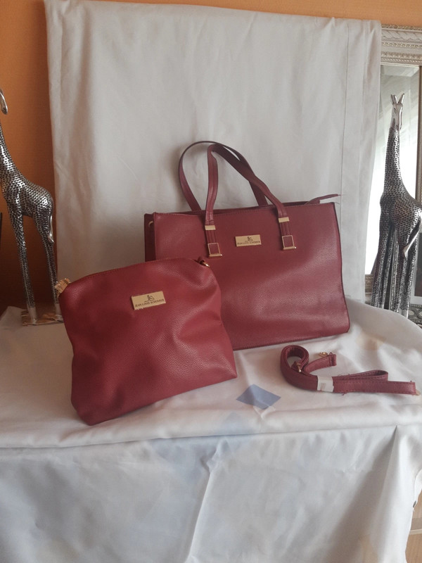 Sac rouge en cuir neuf Jean Louis Scherrer - Vinted