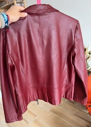 Bordeaux leren vest, brand: Un Deux Trois, condizioni: Ottime, taglia: S / IT 40 / EU 36, €30.00, €32.20 include la Protezione acquisti