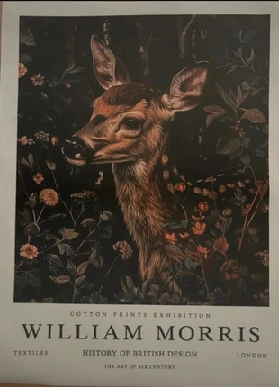Affiche abstraite sur toile, marca: William Morris, estado: Muito bom, €8.50, €9.63 inclui Proteção do Comprador