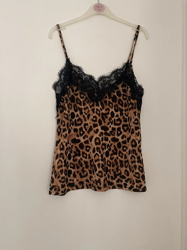 Zara leopard print cami