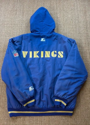 Veste zip Starter NFL Minnesota Vikings Pro Line violet 90s logo brodé capuche 1995 L homme #0197, brand: Starter, condition: Very good, size: L, €102.51, €108.34 includes Buyer Protection Pro