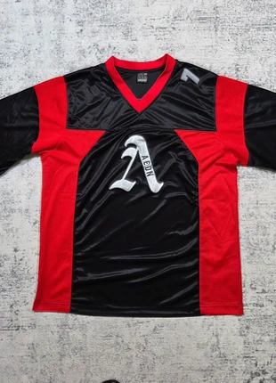 Maillot AEON M Oversize noir rouge vintage oversize brodé n°6, brand: Vintage Dressing, condizioni: Ottime, taglia: M, €24.99, €26.94 include la Protezione acquisti Pro