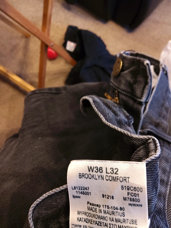 Lee Brooklyn Comfort Black jeans w 36