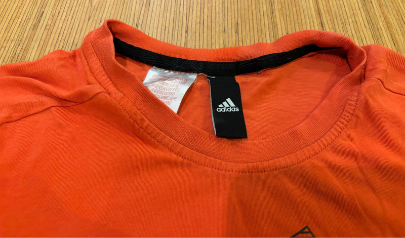 T-shirt Adidas rouge brique 3