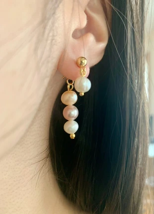 Boucle d’oreille perles d’eau douce , marca: Fait Main, estado: Nuevo con etiquetas, 25,00 €, 26,95 € Protección al comprador incluida