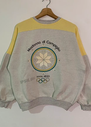 Sudadera Ypsilon Olympic Vintage S 90s Made in Italy, merk: Vintage Dressing, staat: Heel goed, maat: S, € 14,00, € 15,40 inclusief Kopersbescherming