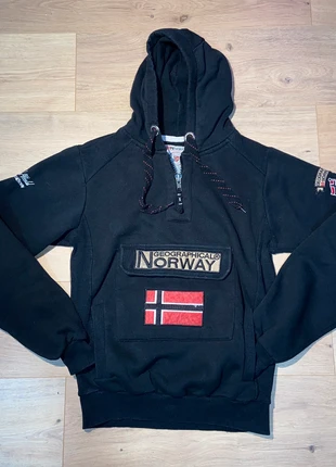 Pull à capuche Geographical Norway noir - Taille M, marke: Geographical Norway, zustand: Sehr gut, größe: M, 11,00 €, 12,25 € inklusive Vinted-Käuferschutz