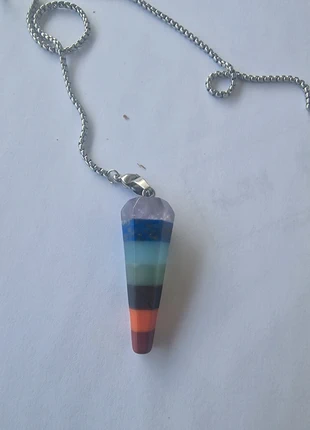 Pendulo siete chackras, marque: Local, état: Neuf sans étiquette, 6,00 €, 7,00 € Protection acheteurs incluse