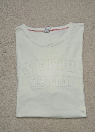 Tshirt G-Star Raw Denim Blanc Vintage, marque: G-Star, état: Très bon état, taille: M, 15,00 €, 16,45 € Protection acheteurs (Pro) incluse