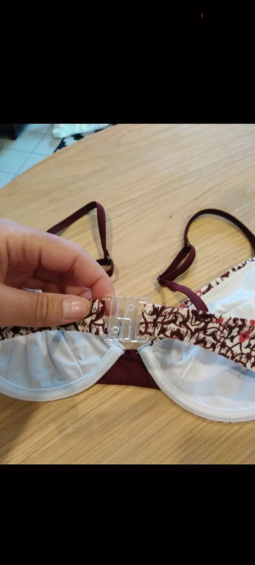 Maillot de bain 2 pieces Bonobo Bordeaux T36 Vinted