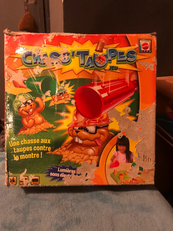 Mattel Games - Chass'taupes - Jeu de société enfants - Dès 4 ans