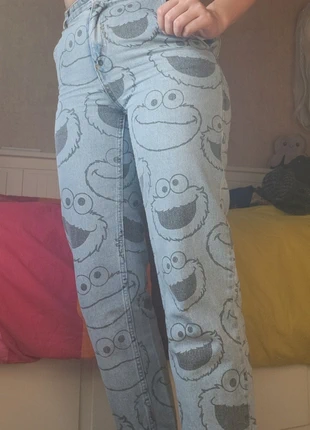 Cookie monster pants, merk: H&M Divided, staat: Nieuw zonder prijskaartje, maat: XS / 34 / 6, € 7,50, € 8,58 inclusief Kopersbescherming