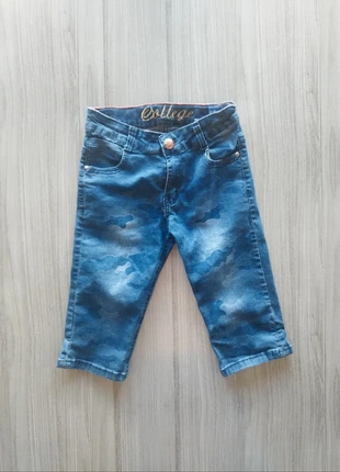 Short jean bleu Yvon fashion collège - Taille 10ans, merk: YVON FASHION, staat: Goed, maat: 10 jaar / 140 cm, € 1,49, € 2,26 inclusief Kopersbescherming