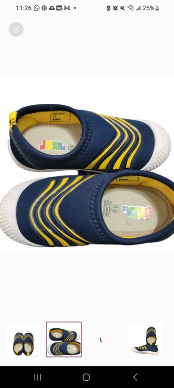 Bubblegummers Blue kids Slip on Sneakers 1