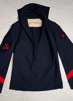 Vintage sailor shirt French National Navy 1976 Workwear, merk: Army, staat: Heel goed, maat: S, € 70,00, € 74,20 inclusief Kopersbescherming