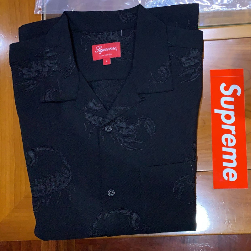 Scorpion Jacquard S/S Shirt Black (Talla L) - Vinted