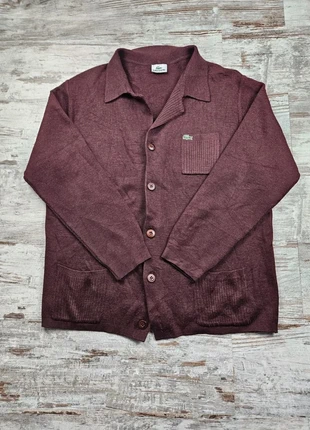Gilet cardigan homme lacoste 100% laine vierge taille xxxl marron, brand: Lacoste, condition: Very good, size: XXXL, €35.00, €37.45 includes Buyer Protection
