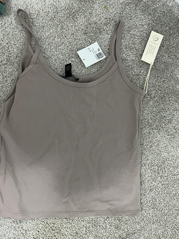 XL lilac tank top cropped F21 1