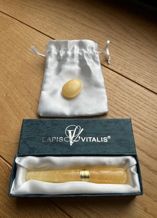 2 pc Calcite Orange avec emballage original, merk: Lapis Vitalis, staat: Nieuw zonder prijskaartje, € 26,00, € 28,00 inclusief Kopersbescherming