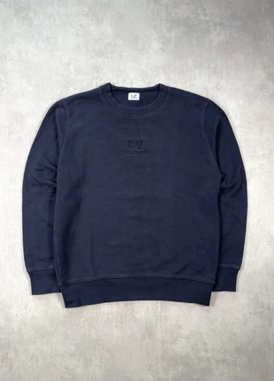 Pull col rond sweat cp compagny logo brodé noir bleu marine taille XS homme, marca: C.P. Company, estado: Muy bueno, tamaño: XS, 60,00 €, 63,70 € Protección al comprador incluida