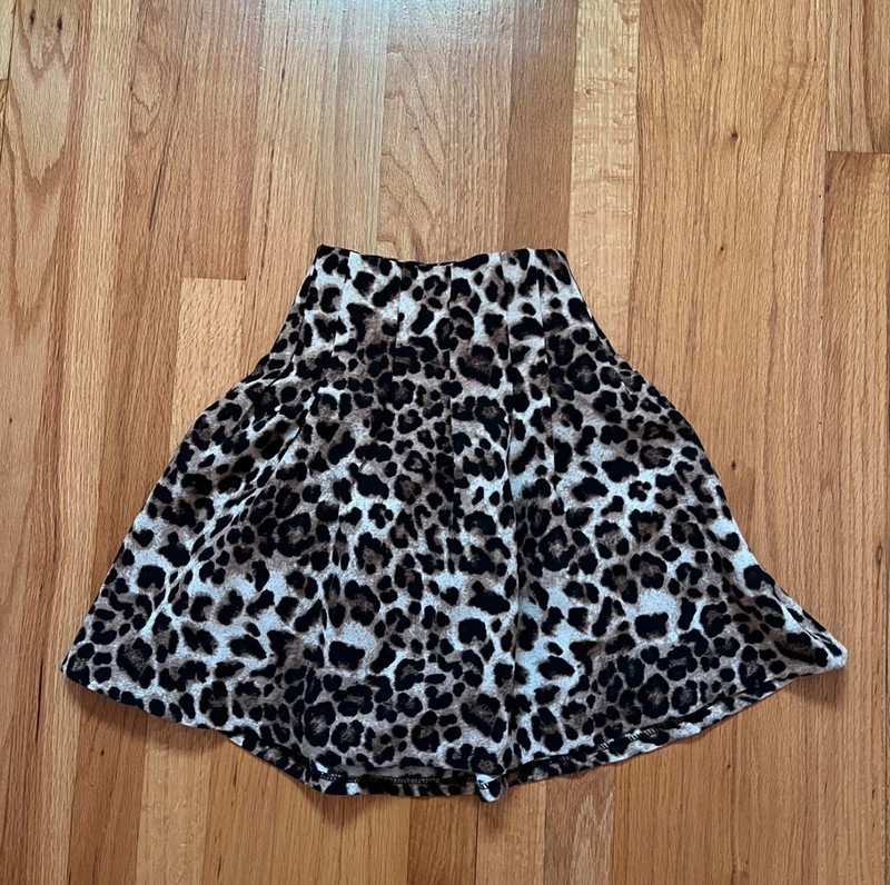 Leopard Print Bubble Skirt 2