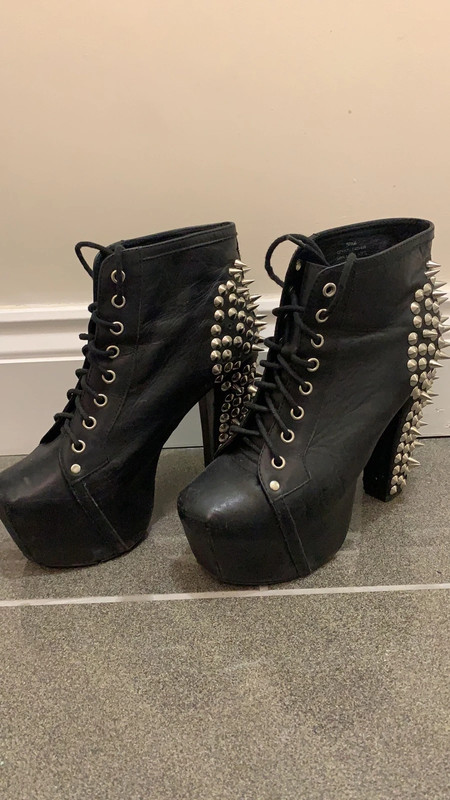 Spiked boots sale