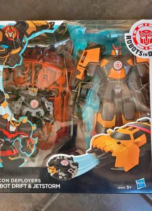 Rare - Figurine Transformers - Autobot Drift Jetstorm - Deployer Minicon - Hasbro, marke: Hasbro, zustand: Neu, mit Etikett, größe: Einheitsgröße, 79,00 €, 83,65 € beinhaltet Vinted-Käuferschutz Pro