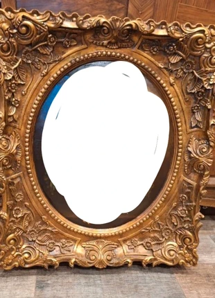 Très grand cadre ancien vintage rococo baroque résine Bohême Champêtre, merk: Rococo, staat: Goed, € 140,00, € 147,70 inclusief Kopersbescherming