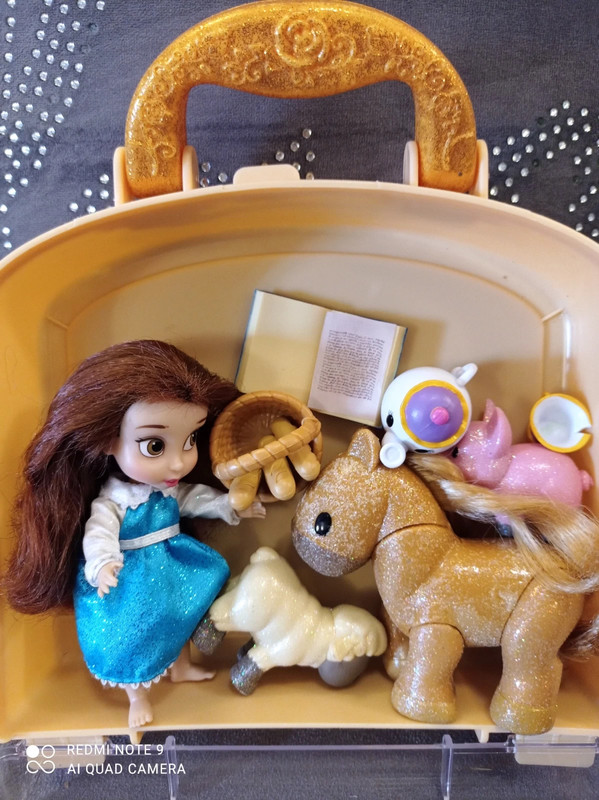 Poupée mini animators collection belle animaux accessoires Disney + cadeau
