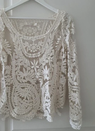 Haut en dentelle écru 🖤, brand: CHIC, condition: New without tags, size: M / 38 / 10, €9.00, €10.15 includes Buyer Protection