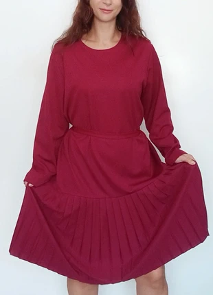 Superbe robe bordeaux vintage taille 50, brand: Vintage, condition: Very good, size: 5XL / 50 / 22, €19.90, €21.60 includes Buyer Protection Pro