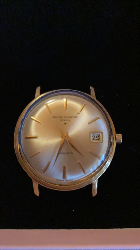 Orologio baume sale mercier oro vintage