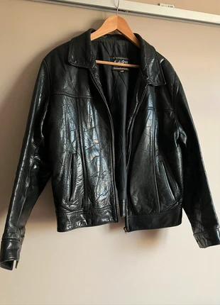 Veste en cuir vintage – 90s – Taille M, marque: jo de grey, état: Très bon état, taille: M, 90,00 €, 95,20 € Protection acheteurs incluse