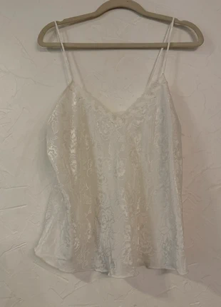 Débardeur blanc en satin, état: Très bon état, taille: S / 36 / 8, 2,99 €, 3,84 € Protection acheteurs incluse