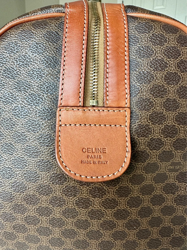 Authentic Celine Macadam Boston Bag 4