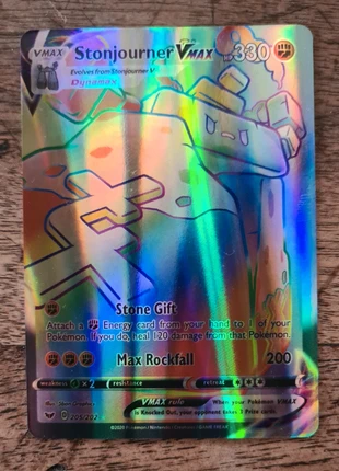 Carte Pokemon Stonejourner VMax 330, marque: Pokémon, état: Neuf sans étiquette, 15,00 €, 16,45 € Protection acheteurs incluse