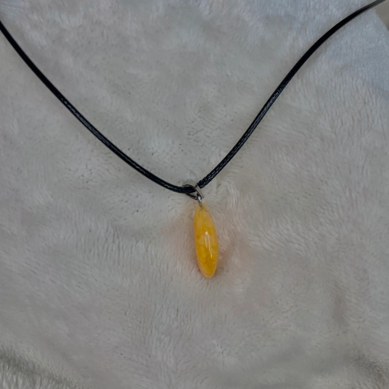 Crystal Necklace Citrine Crescent Moon Pendant Gemstone Crystal Jewelry 4