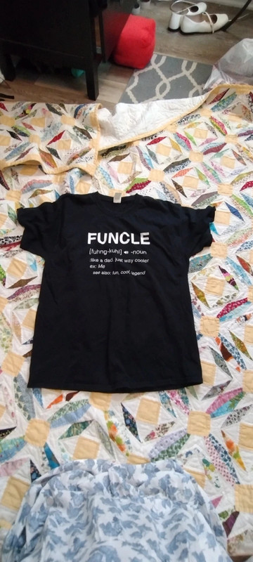 Oversized funcle tee shirt