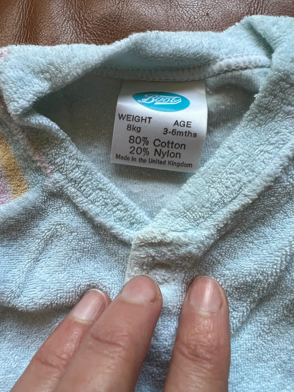 Terry cheap towelling babygrow