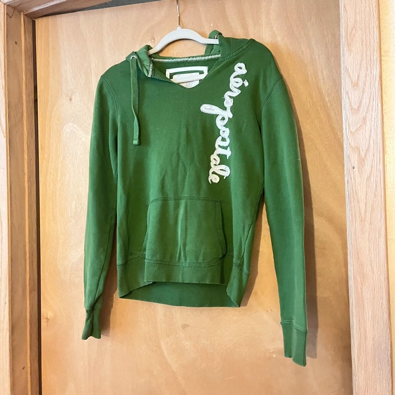 green aeropostale hoodie 1