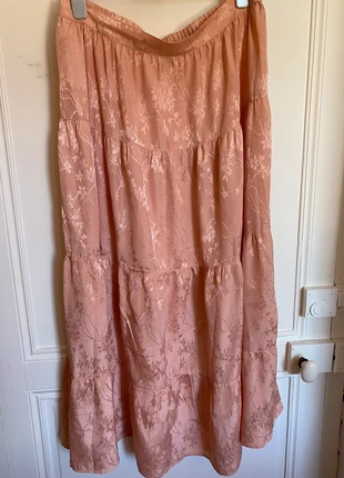 Jupe saumon à volants, marke: Miss Selfridge, zustand: Sehr gut, größe: XL / 42 / 14, 9,00 €, 10,15 € inklusive Vinted-Käuferschutz