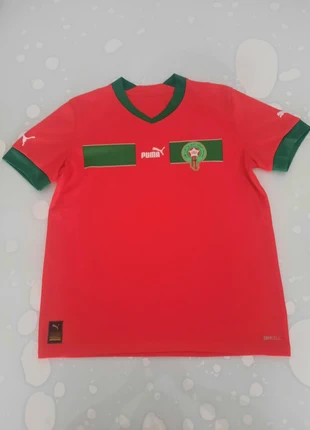 Maillot Maroc enfant, brand: Puma, condition: Very good, size: 11 years / 146 cm, €30.00, €32.20 includes Buyer Protection