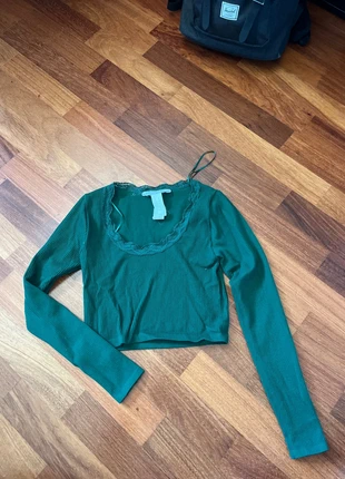 Top vert court, brand: Stradivarius, condition: Very good, size: S / 36 / 8, €3.00, €3.85 includes Buyer Protection