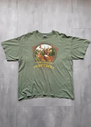 Vintage The Great Outdoor Green Tee - XL, merk: Realtree, staat: Goed, maat: XL, € 35,00, € 37,45 inclusief Kopersbescherming Pro